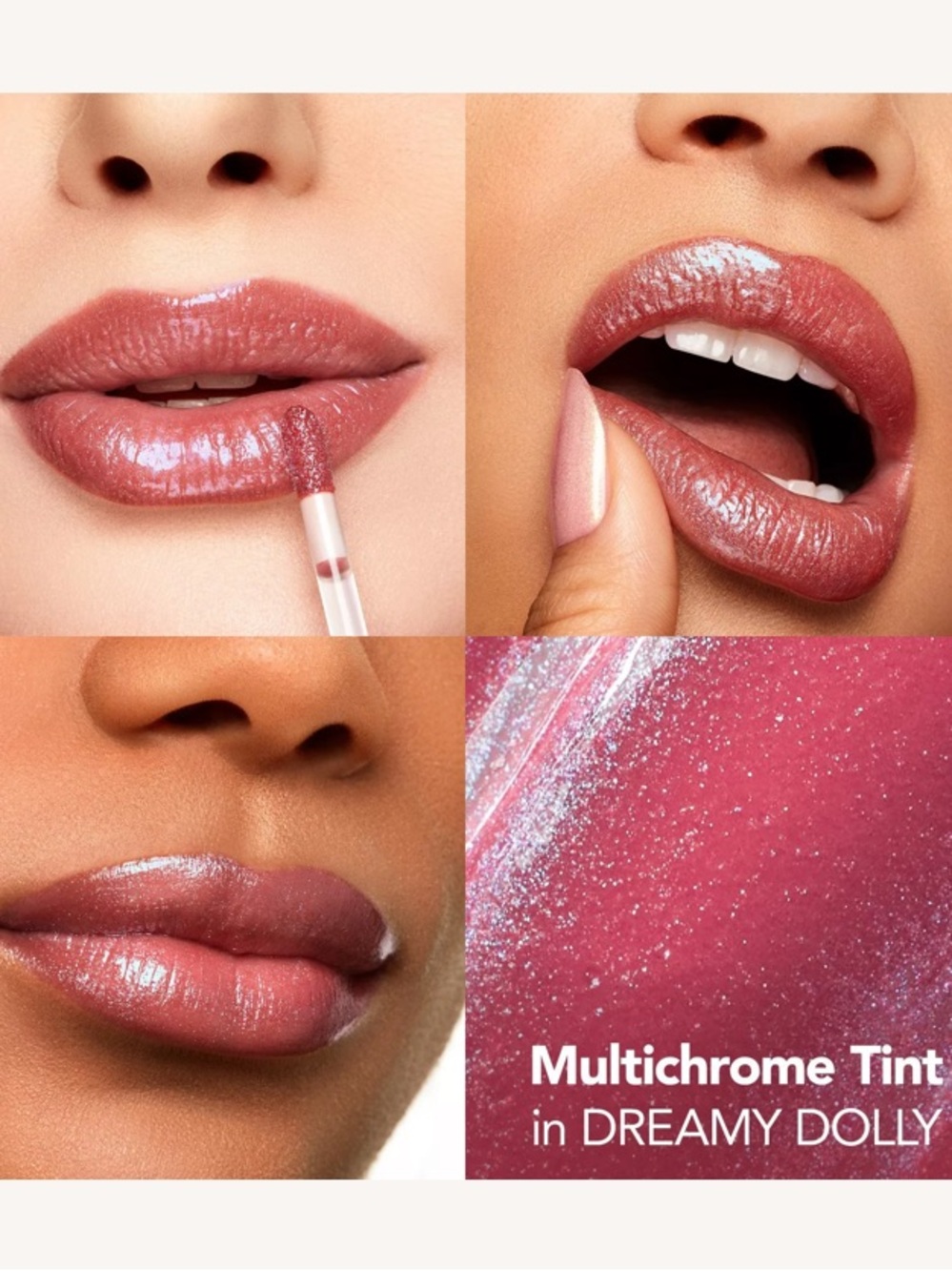 Buxom Plump Shot Peptide Lip Serum Multichrome Tint Dreamy Dolly